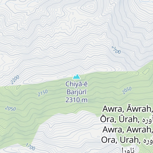 Map of Chiyā-ē Barjūrī