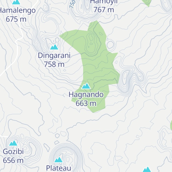 Map of Hagnando