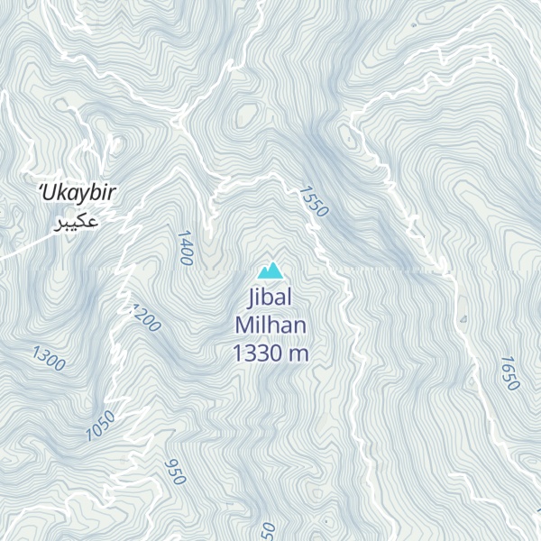 Map of Jibal Milhan
