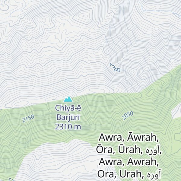 Map of Jabal Biyārah