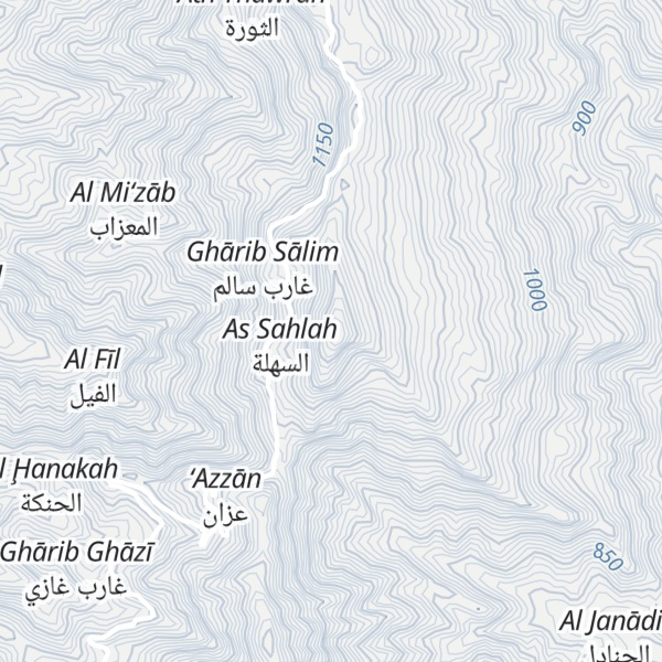 Map of Jabal Yafuz