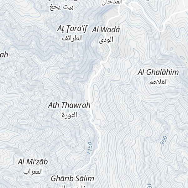 Map of Jabal al `Azab