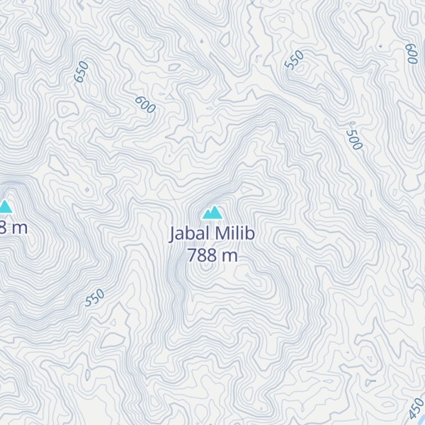Map of Jabal Milib