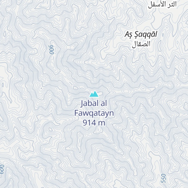 Map of Jabal al Fawqatayn