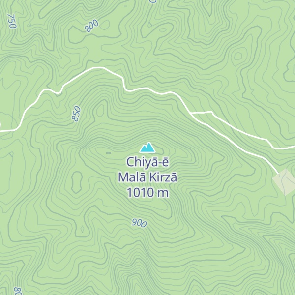 Map of Chiyā-ē Malā Kirzā