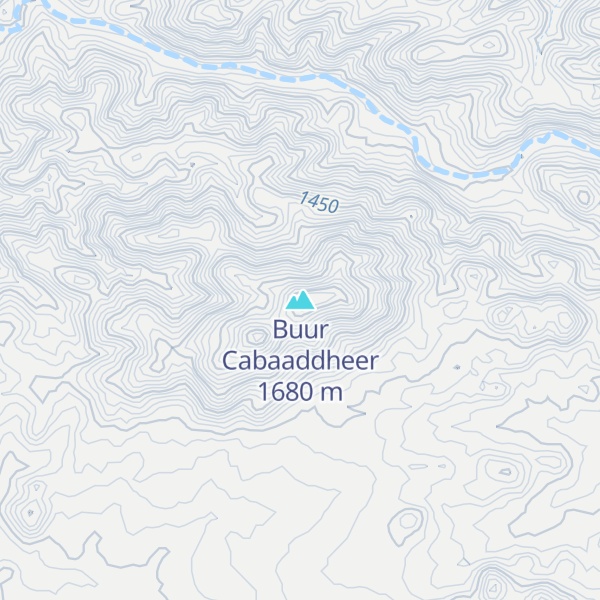 Map of Buur Cabaaddheer