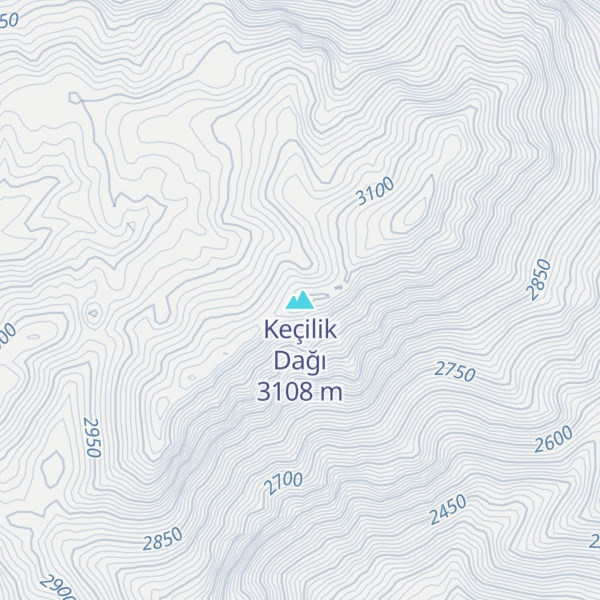 Map of Keçilik Dağı