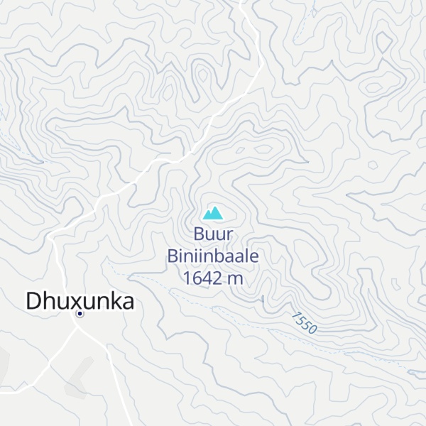 Map of Buur Biniinbaale