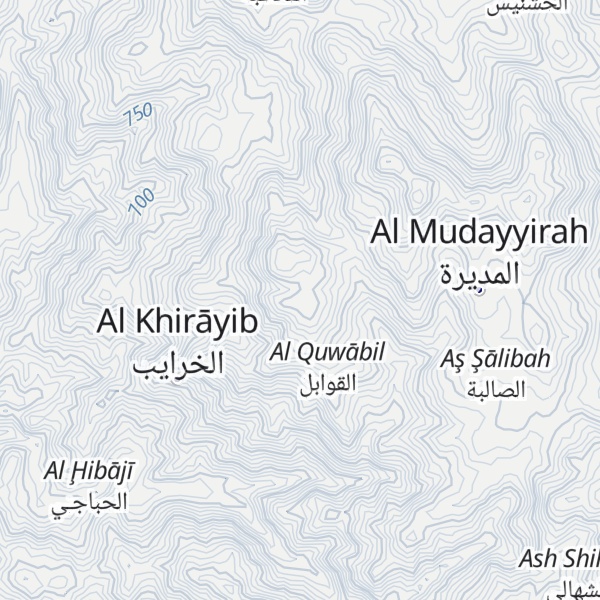 Map of Jabal al Khumimah