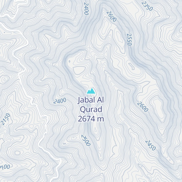 Map of Jabal Al Qurad