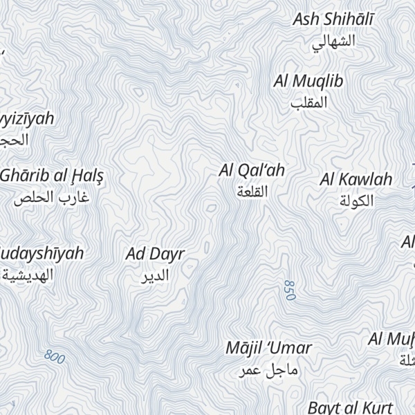 Map of Jabal Hadid
