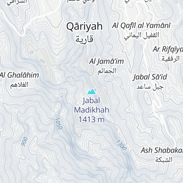 Map of Jabal Madikhah