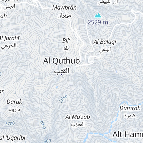 Map of Jabal Marran