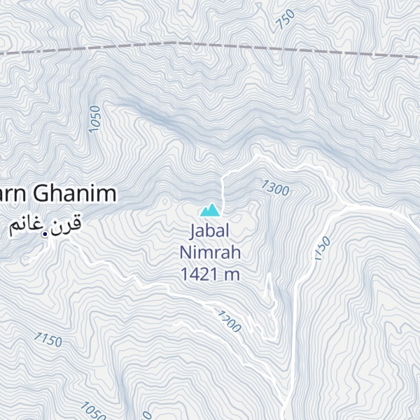 Map of Jabal Nimrah
