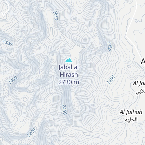 Map of Jibal Mara`