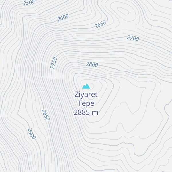 Map of Ziyaret Tepe