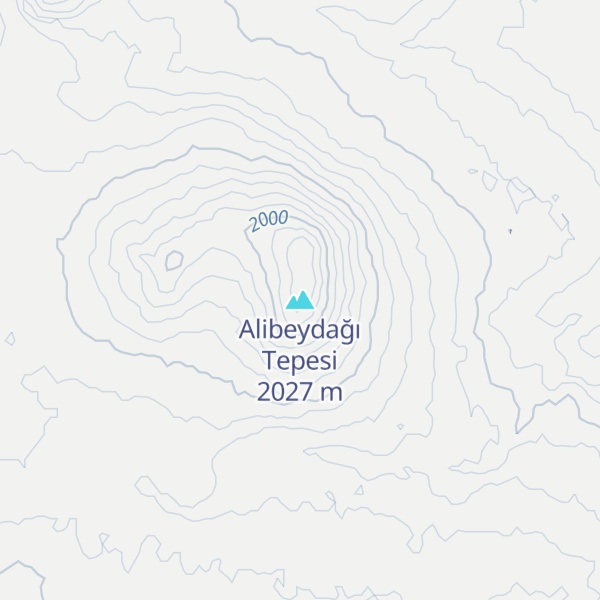 Map of Alibeydağı Tepesi