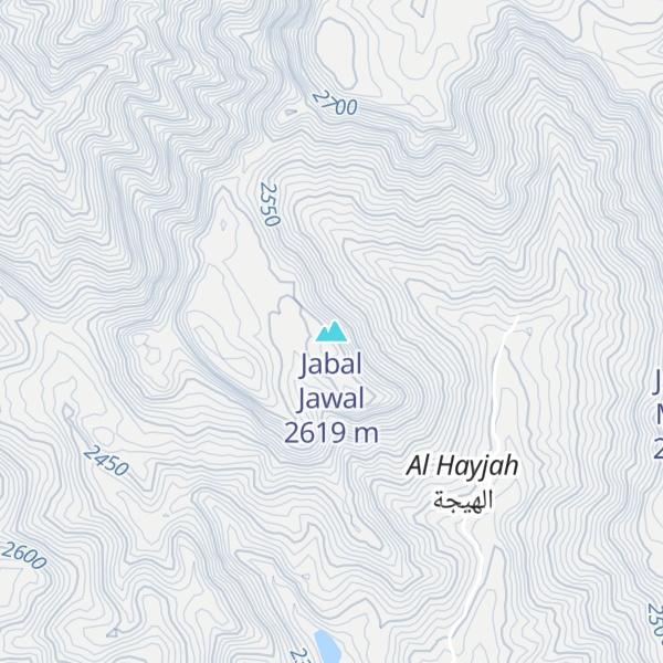 Map of Jabal Jawal