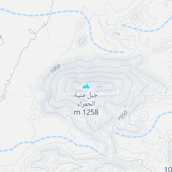 Map of جبل منية الحمراء