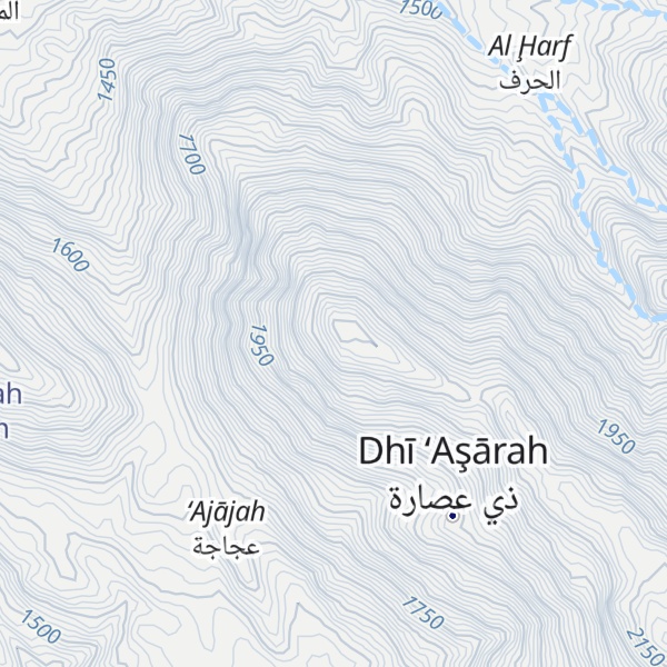 Map of Jabal al Qadim