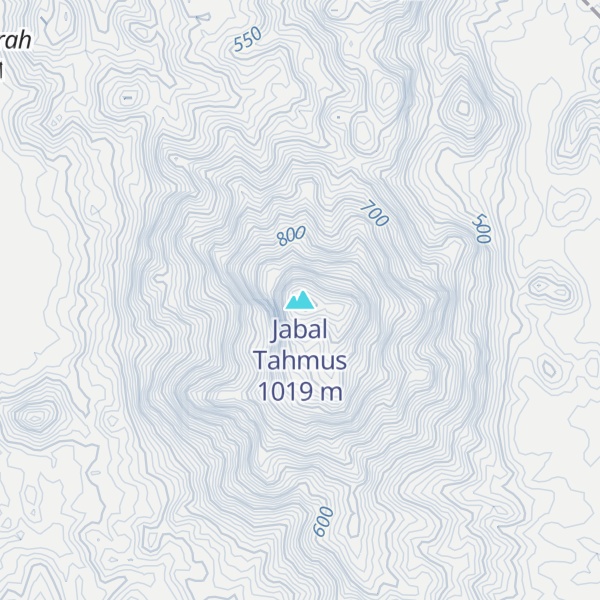Map of Jabal Tahmus