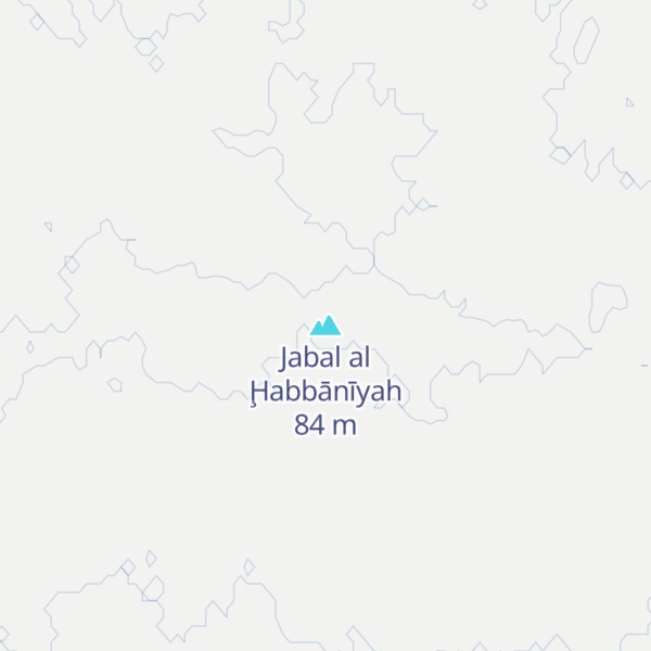 Map of Jabal al Ḩabbānīyah