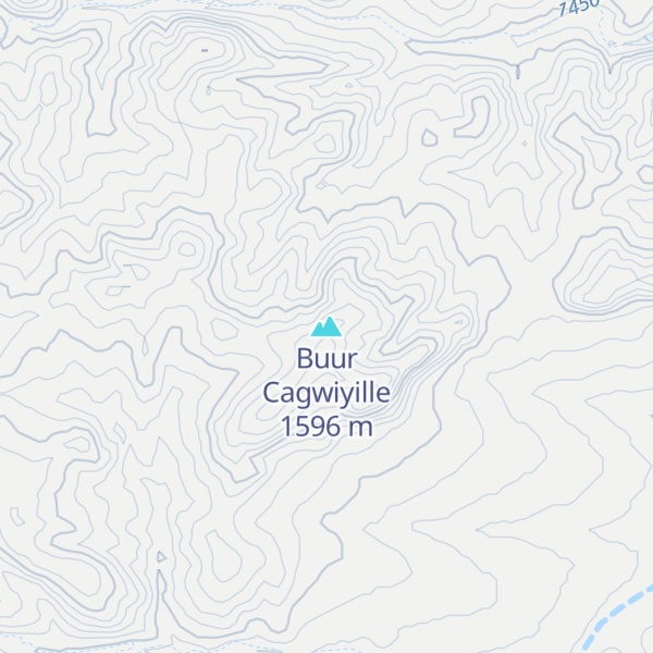 Map of Buur Cagwiyille