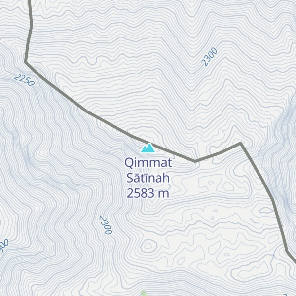 Map of Qimmat Sātīnah