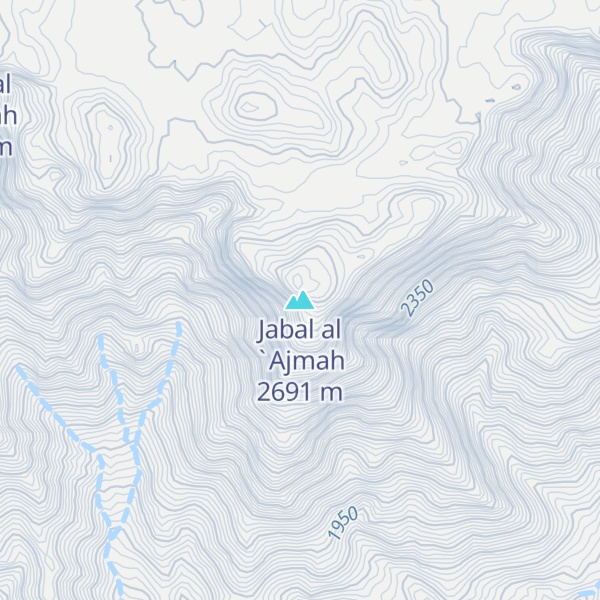 Map of Jabal al `Ajmah