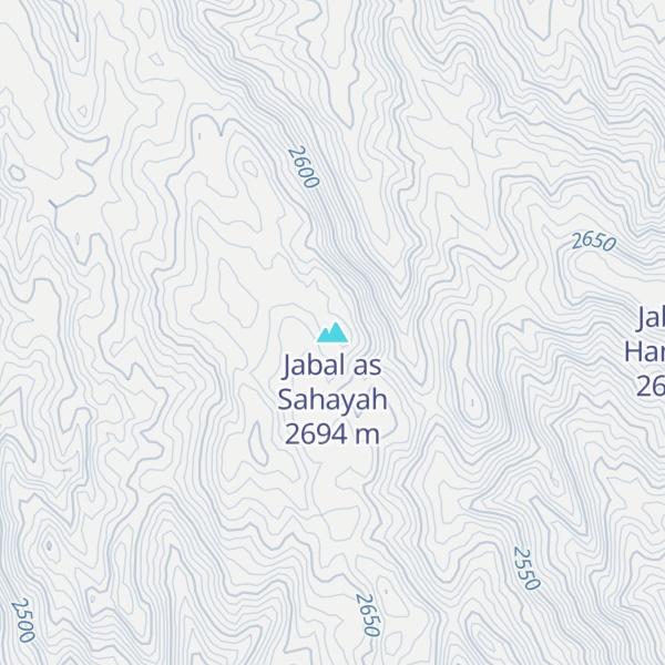 Map of Jabal as Sahayah