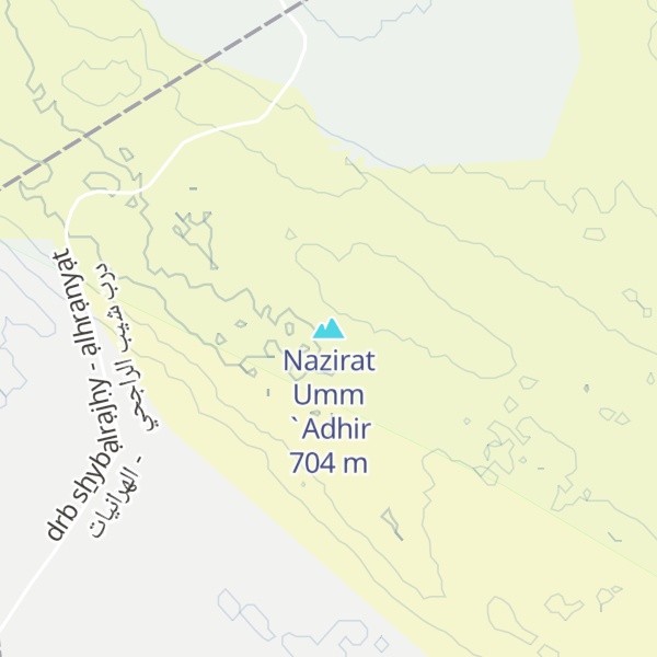Map of Nazirat Umm `Adhir