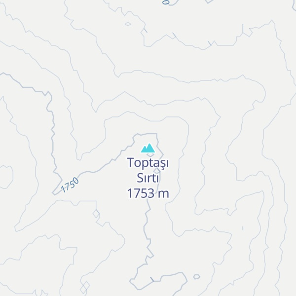 Map of Toptaşı Sırtı