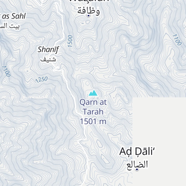 Map of Qarn at Tarah