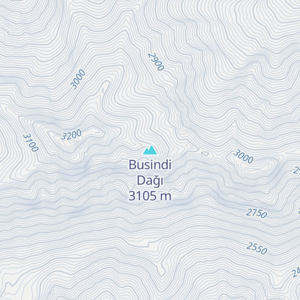 Map of Busindi Dağı