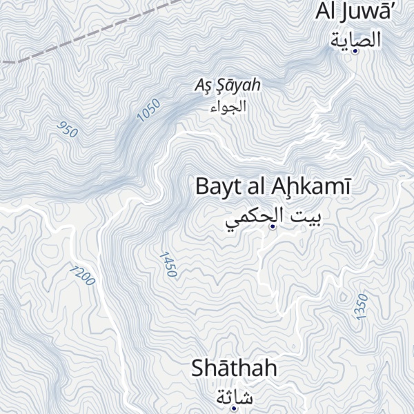 Map of Jabal Juba`