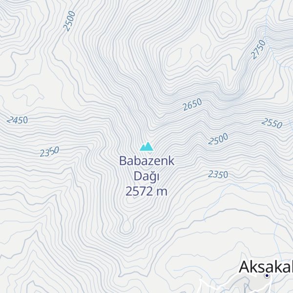 Map of Babazenk Dağı