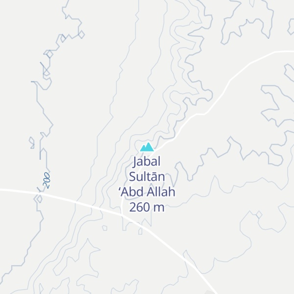 Map of Jabal Sultān ‘Abd Allah