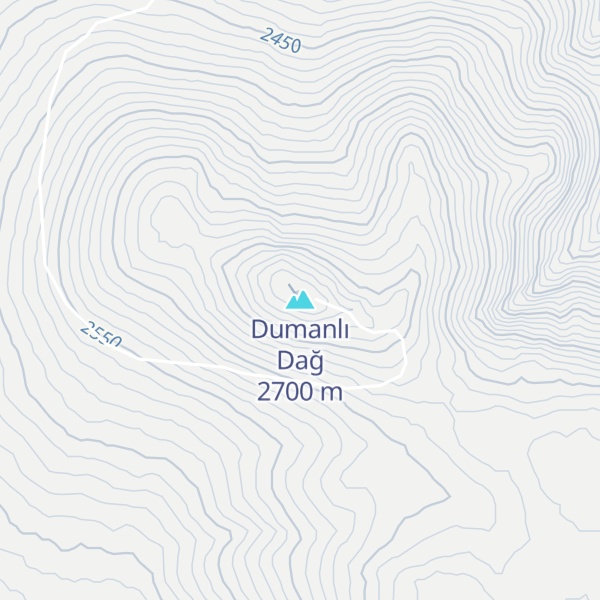 Map of Dumanlı Dağ