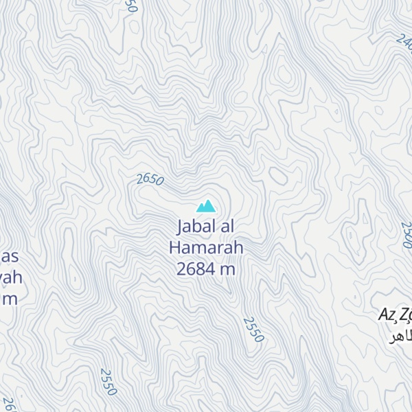 Map of Jabal al Hamarah