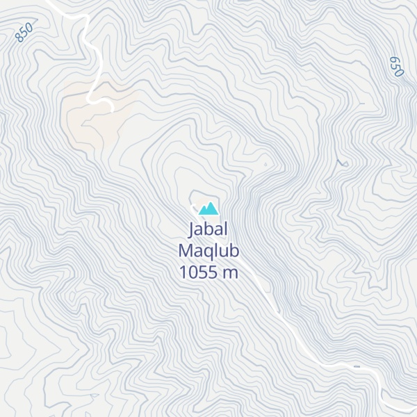 Map of Jabal Maqlub