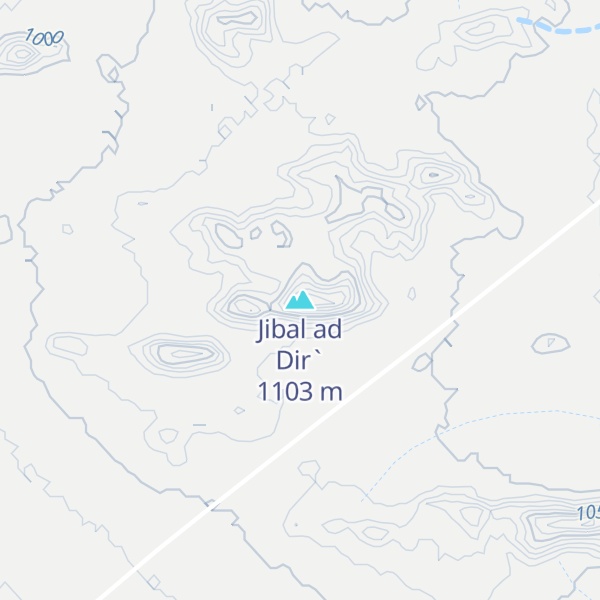 Map of Jibal ad Dir`