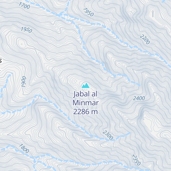 Map of Jabal al Minmar
