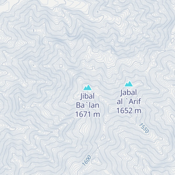 Map of Jibal Ba`lan