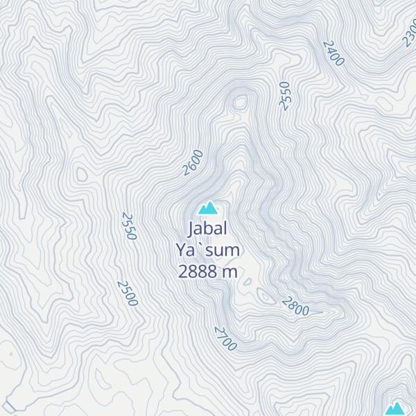 Map of Jabal Ya`sum