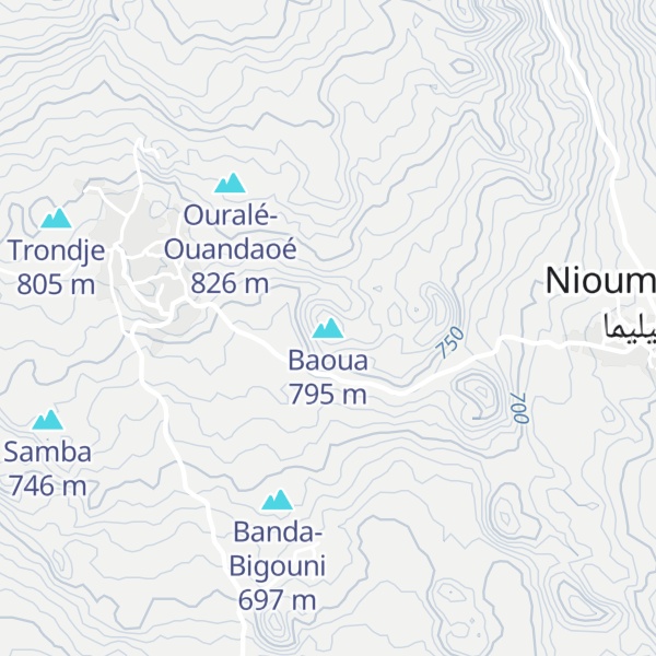 Map of Baoua