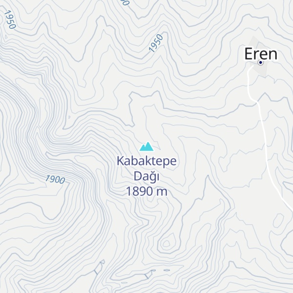 Map of Kabaktepe Dağı