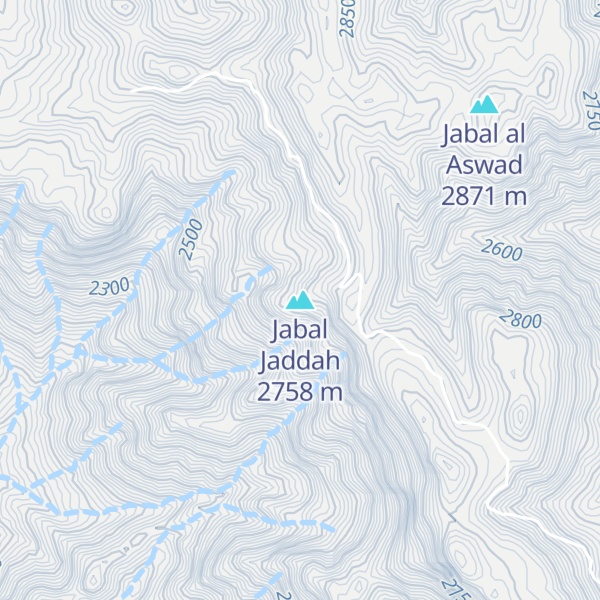 Map of Jabal Jaddah