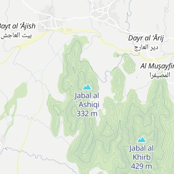 Map of Jabal al `Ashiqi