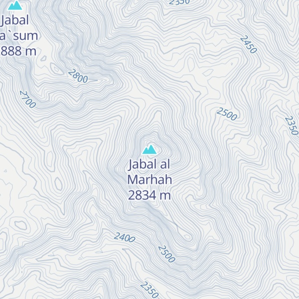 Map of Jabal al Marhah