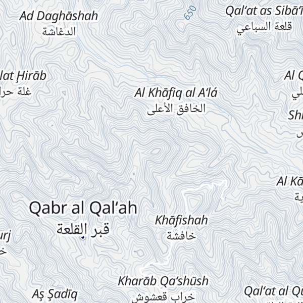 Map of Jibal Khawlan